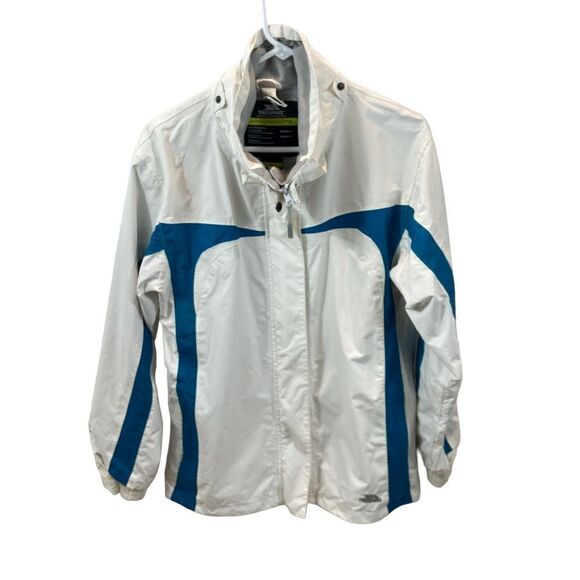 Ladies Trespass Technical Performance Ski Jacket White and  Blue Size Large - Picture 2 of 16